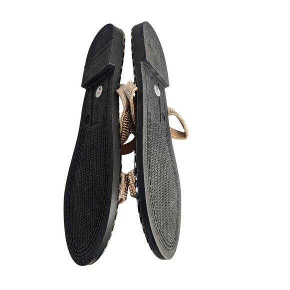 Charlotte Russe Rose Gold Thong Sandals Size 8 Women New Never Worn - Picture 7 of 7